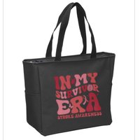 Stroke Awareness In My Survivor Era Zip Tote Bag