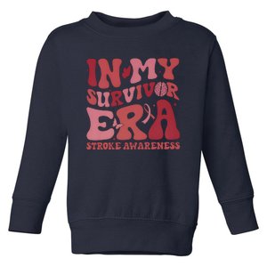 Stroke Awareness In My Survivor Era Toddler Sweatshirt