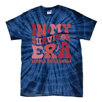 Stroke Awareness In My Survivor Era Tie-Dye T-Shirt