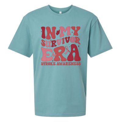 Stroke Awareness In My Survivor Era Sueded Cloud Jersey T-Shirt