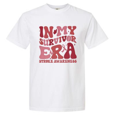 Stroke Awareness In My Survivor Era Garment-Dyed Heavyweight T-Shirt