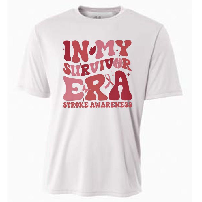 Stroke Awareness In My Survivor Era Cooling Performance Crew T-Shirt