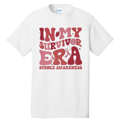 Stroke Awareness In My Survivor Era Tall T-Shirt