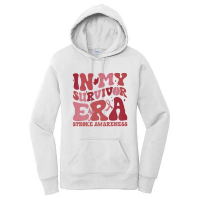 Stroke Awareness In My Survivor Era Women's Pullover Hoodie