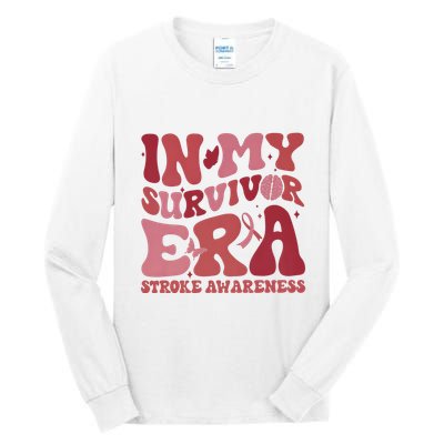 Stroke Awareness In My Survivor Era Tall Long Sleeve T-Shirt
