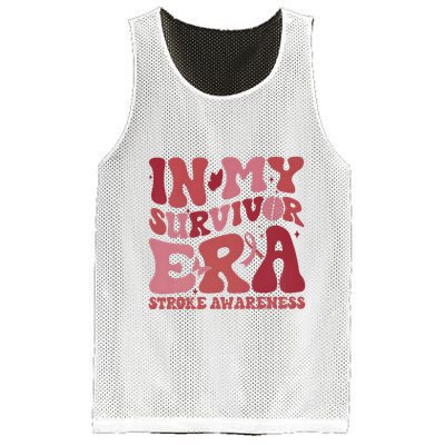 Stroke Awareness In My Survivor Era Mesh Reversible Basketball Jersey Tank
