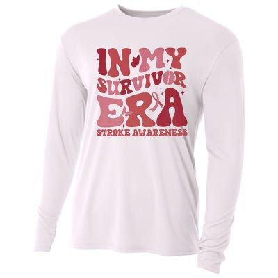 Stroke Awareness In My Survivor Era Cooling Performance Long Sleeve Crew