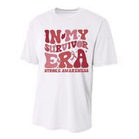 Stroke Awareness In My Survivor Era Performance Sprint T-Shirt