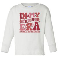 Stroke Awareness In My Survivor Era Toddler Long Sleeve Shirt