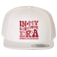 Stroke Awareness In My Survivor Era Wool Snapback Cap