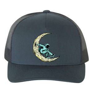 Skateboard Astronauts In Space Astronaut Skateboarding Funny Gift Yupoong Adult 5-Panel Trucker Hat