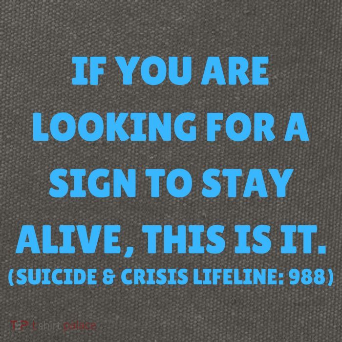 Suicide Awareness If You Are Looking For A Sign To Stay Alive This Is It Cotton Canvas Backpack
