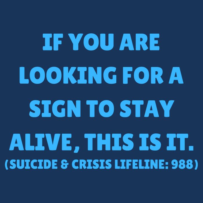 Suicide Awareness If You Are Looking For A Sign To Stay Alive This Is It Infant Baby Jersey Bodysuit
