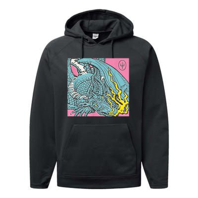 Scaled And Icy Performance Fleece Hoodie