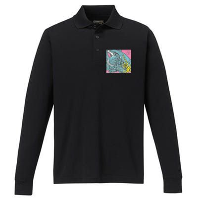 Scaled And Icy Performance Long Sleeve Polo