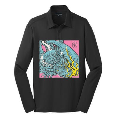 Scaled And Icy Silk Touch Performance Long Sleeve Polo