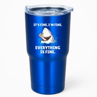Shark Attack It’S Fine I’M Fine Everything Is Fine Tumbler