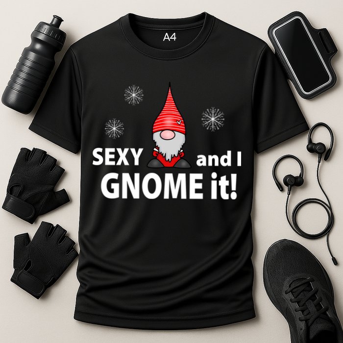 Sexy And I Gnome It Cooling Performance Crew T-Shirt