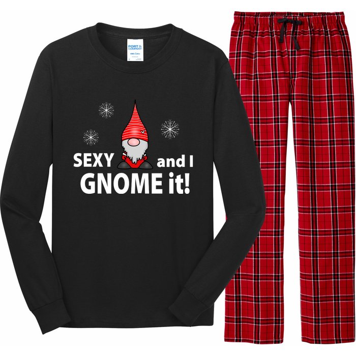 Sexy And I Gnome It Long Sleeve Pajama Set