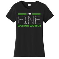 Scoliosis Awareness I´M Fine Green Ribbon Fighter Women's T-Shirt