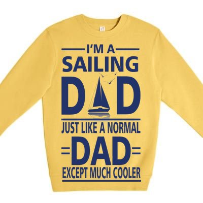 Sailing Dad Premium Crewneck Sweatshirt