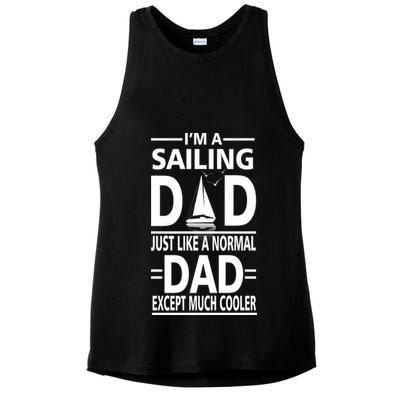 Sailing Dad Ladies PosiCharge Tri-Blend Wicking Tank