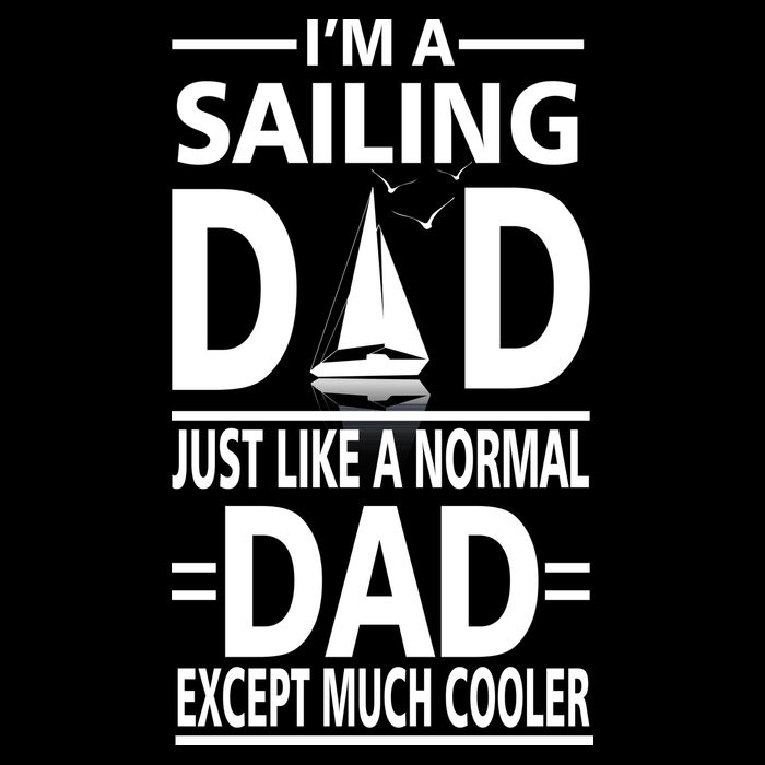 Sailing Dad Women's Knotted Racerback Tank