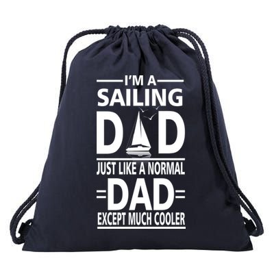 Sailing Dad Drawstring Bag