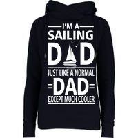 Sailing Dad Womens Funnel Neck Pullover Hood