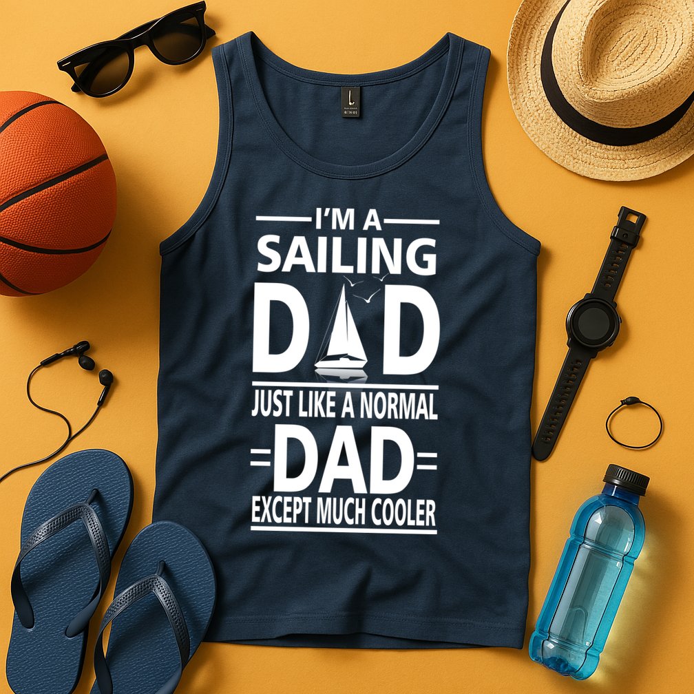 Sailing Dad Tank Top