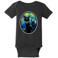 Sailor Moon Cat Starry Night Van Gogh Baby Bodysuit