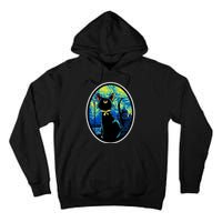 Sailor Moon Cat Starry Night Van Gogh Tall Hoodie