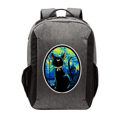 Sailor Moon Cat Starry Night Van Gogh Vector Backpack