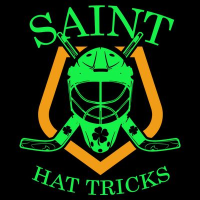 Saint Hat Tricks Funny Hockey St Patricks Day T-Shirt