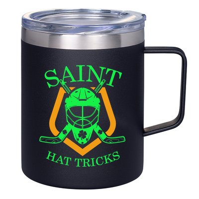 Saint Hat Tricks Funny Hockey St Patricks Day 12oz Stainless Steel Coffee Mug