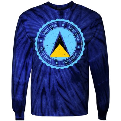 Saint Lucia Tie-Dye Long Sleeve Shirt