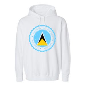 Saint Lucia Garment-Dyed Fleece Hoodie