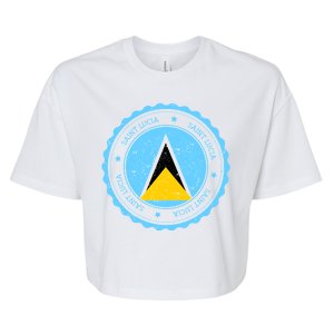 Saint Lucia Bella+Canvas Jersey Crop Tee