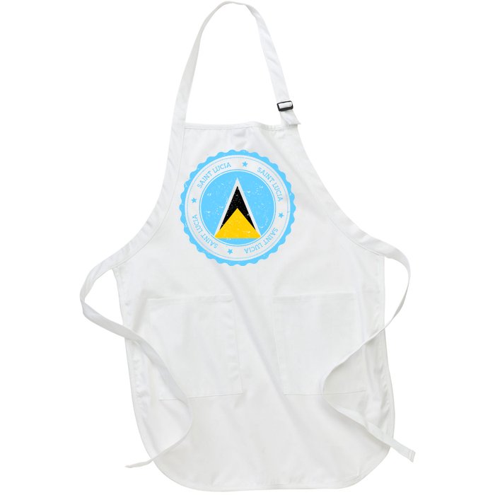 Saint Lucia Full-Length Apron With Pockets