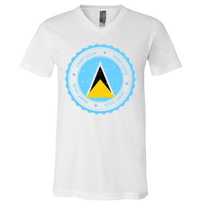 Saint Lucia V-Neck T-Shirt