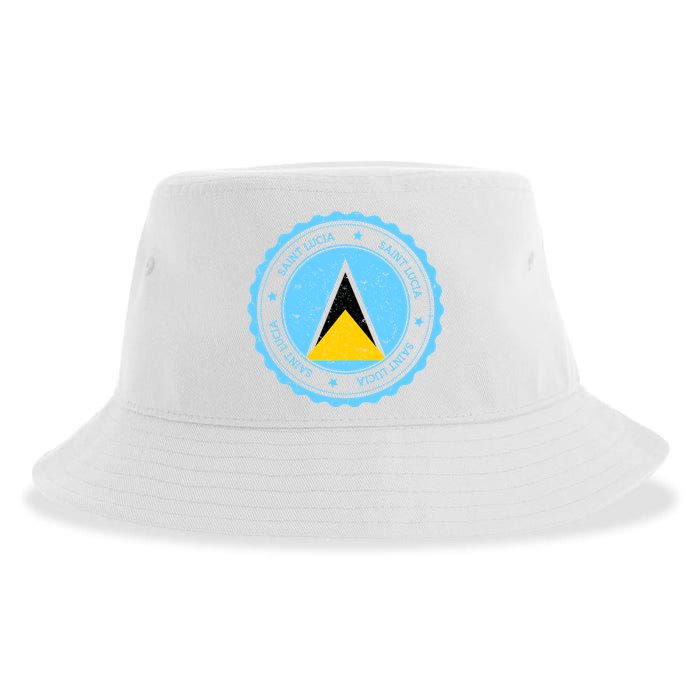 Saint Lucia Sustainable Bucket Hat