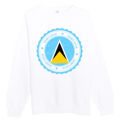 Saint Lucia Premium Crewneck Sweatshirt