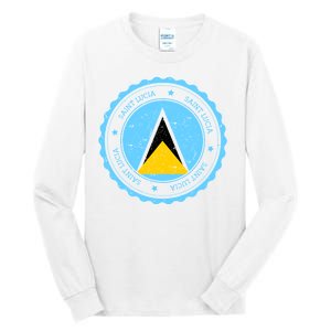 Saint Lucia Tall Long Sleeve T-Shirt