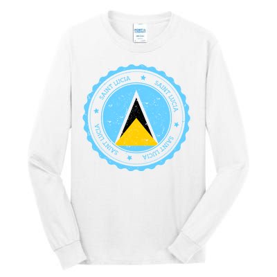 Saint Lucia Tall Long Sleeve T-Shirt