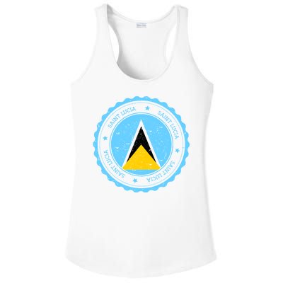 Saint Lucia Ladies PosiCharge Competitor Racerback Tank