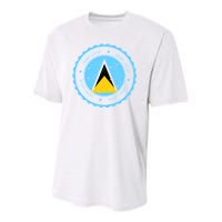 Saint Lucia Youth Performance Sprint T-Shirt