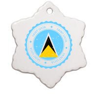 Saint Lucia Ceramic Star Ornament