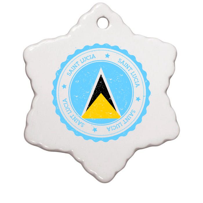 Saint Lucia Ceramic Star Ornament