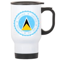 Saint Lucia Stainless Steel Travel Mug