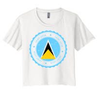 Saint Lucia Women's Crop Top Tee